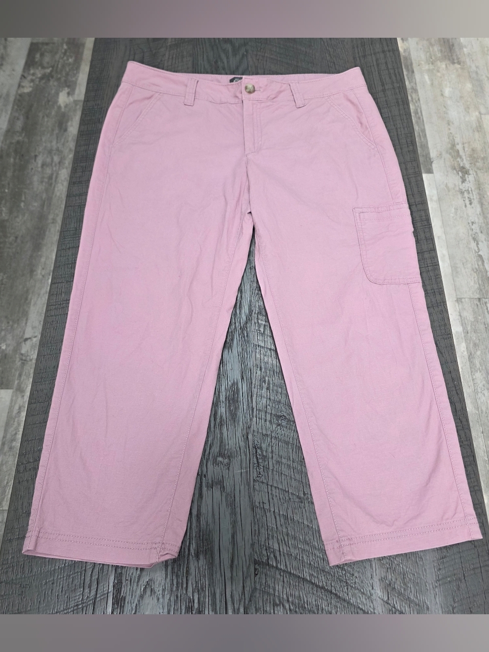 Eddie Bauer Women's Cotton Cropped Ankle Pants soft rose/pink